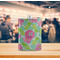 Preppy Hibiscus Stainless Steel Flask - LIFESTYLE 2