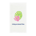 Preppy Hibiscus Guest Paper Towels - Full Color - Standard (Personalized)