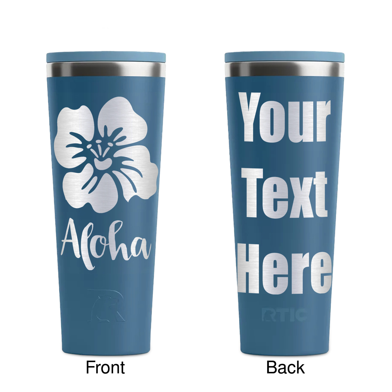 Hibiscus Print Plastic Cups