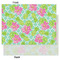 Preppy Hibiscus Tissue Paper - Heavyweight - Large - Front & Back