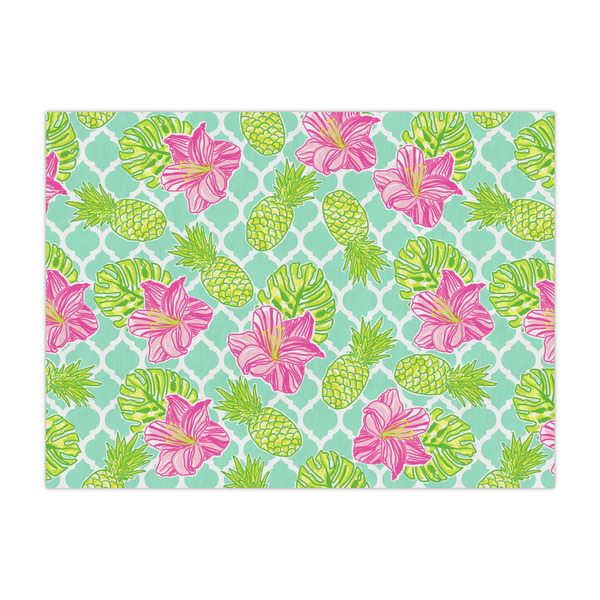 Custom Preppy Hibiscus Large Tissue Papers Sheets - Heavyweight