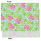 Preppy Hibiscus Tissue Paper - Heavyweight - Medium - Front & Back