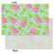 Preppy Hibiscus Tissue Paper - Heavyweight - Small - Front & Back