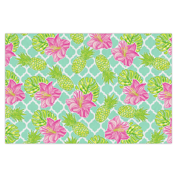 Custom Preppy Hibiscus X-Large Tissue Papers Sheets - Heavyweight