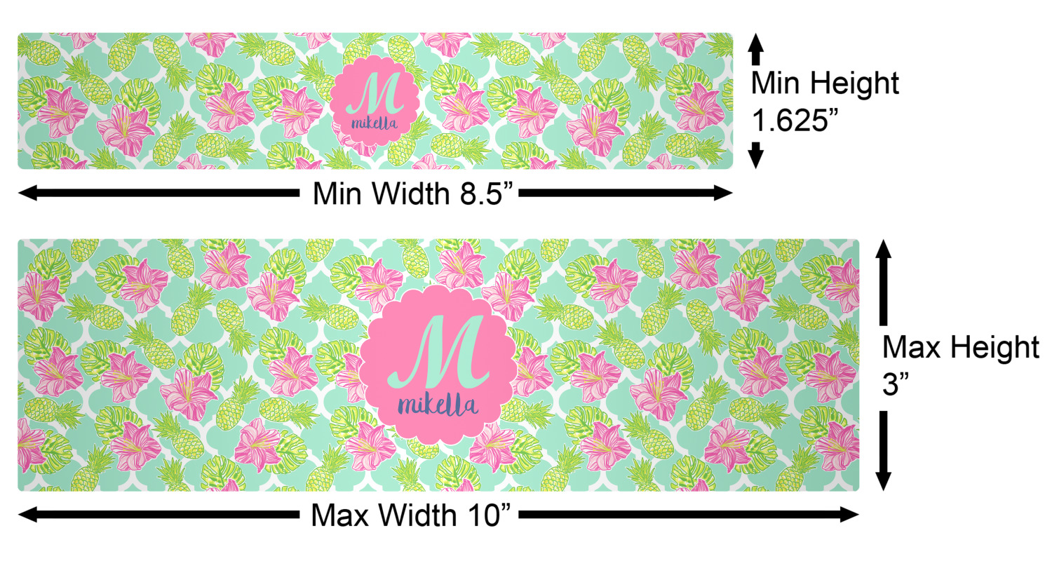 Preppy Design Custom Water Bottle Labels - Custom Sized