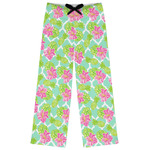 Preppy Hibiscus Womens Pajama Pants