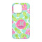 Preppy Hibiscus iPhone 13 Case - Back