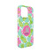 Preppy Hibiscus iPhone 13 Mini Case - Angle