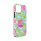 Preppy Hibiscus iPhone 13 Mini Tough Case - Angle