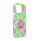 Preppy Hibiscus iPhone 13 Pro Case - Angle