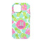 Preppy Hibiscus iPhone 13 Tough Case - Back