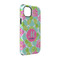 Preppy Hibiscus iPhone 14 Tough Case - Angle