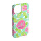 Preppy Hibiscus iPhone 15 Case - Angle