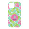 Preppy Hibiscus iPhone 15 Case - Back