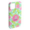 Preppy Hibiscus iPhone 15 Plus Case - Angle