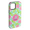 Preppy Hibiscus iPhone 15 Plus Tough Case - Angle