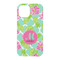 Preppy Hibiscus iPhone 15 Pro Case - Back