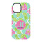 Preppy Hibiscus iPhone 15 Tough Case - Back