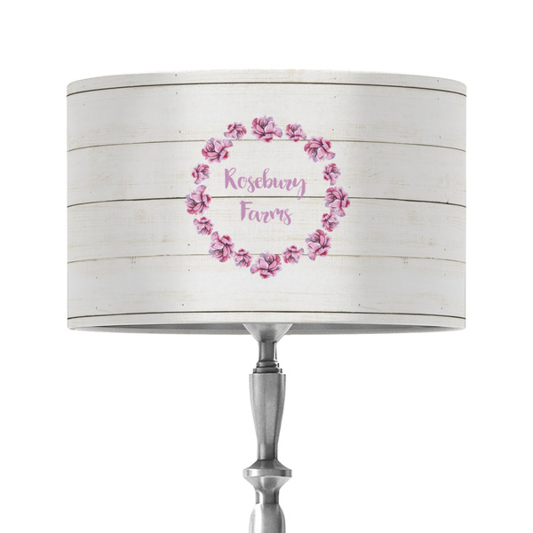 Custom Farm House 12" Drum Lamp Shade - Fabric (Personalized)