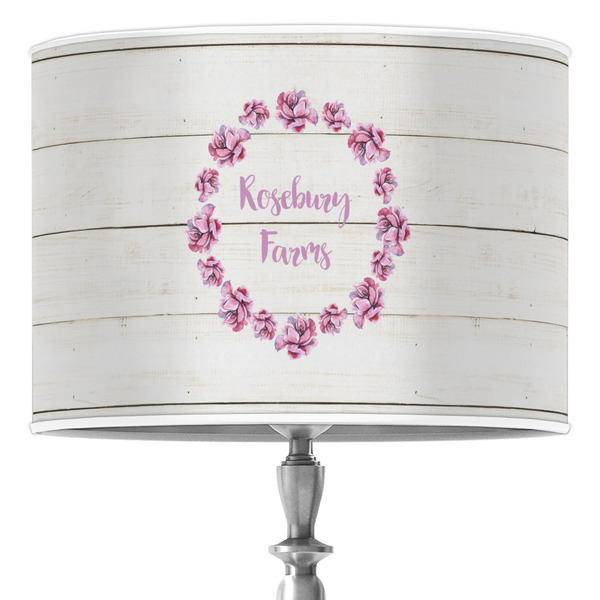 Custom Farm House 16" Drum Lamp Shade - Poly-film (Personalized)