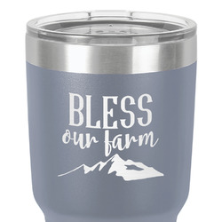 Farm House 30 oz Stainless Steel Tumbler - Grey - Single-Sided