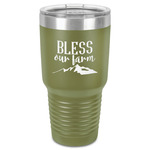 Farm House 30 oz Stainless Steel Tumbler - Olive - Single-Sided