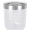 Farm House 30 oz Stainless Steel Ringneck Tumbler - White - Close Up