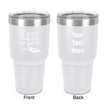 Farm House 30 oz Stainless Steel Tumbler - White - Double-Sided (Personalized)