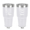 Farm House 30 oz Stainless Steel Ringneck Tumbler - White - Double Sided - Front & Back