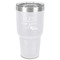 Farm House 30 oz Stainless Steel Ringneck Tumbler - White - Front