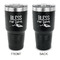 Farm House 30 oz Stainless Steel Ringneck Tumblers - Black - Double Sided - APPROVAL