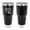 Farm House 30 oz Stainless Steel Ringneck Tumblers - Black - Single Sided - APPROVAL