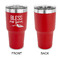 Farm House 30 oz Stainless Steel Ringneck Tumblers - Red - Single Sided - APPROVAL