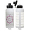 Farm House Aluminum Water Bottle - White APPROVAL