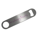 Farm House Bar Bottle Opener - Silver w/ Name or Text