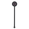 Farm House Black Plastic 5.5" Stir Stick - Round - Single Stick