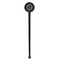 Farm House Black Plastic 7" Stir Stick - Round - Single Stick