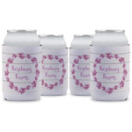 Farm House Can Cooler (12 oz) - Set of 4 w/ Name or Text