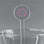 Farm House 7" Round Plastic Stir Sticks - Clear (Personalized)