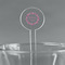 Farm House Clear Plastic 7" Stir Stick - Round - Main