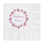 Farm House Embossed Decorative Napkins (Personalized)