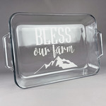 Farm House Glass Baking and Cake Dish