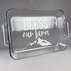 Farm House Glass Baking Dish with Truefit Lid - 13in x 9in