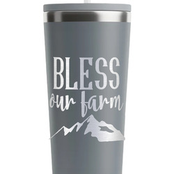 Farm House RTIC Everyday Tumbler with Straw - 28oz - Grey - Single-Sided