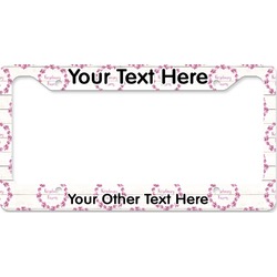 Farm House License Plate Frame - Style B (Personalized)