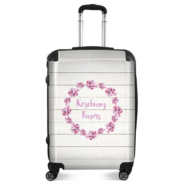 Custom Farm House Suitcase - 24" Medium - Checked (Personalized)