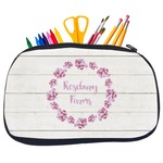 Farm House Neoprene Pencil Case - Medium w/ Name or Text