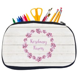 Farm House Neoprene Pencil Case - Medium w/ Name or Text