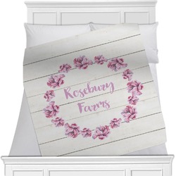 Farm House Minky Blanket - Toddler / Throw - 60"x50" - Double Sided (Personalized)