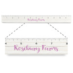 Farm House Plastic Ruler - 12" (Personalized)